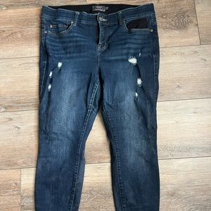 Torrid BOMBSHELL SKINNY JEAN - PREMIUM STRETCH ECO DARK WASH